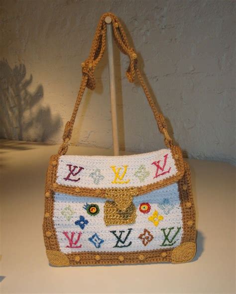 louis vuitton crochet pattern|crochet lv bag.